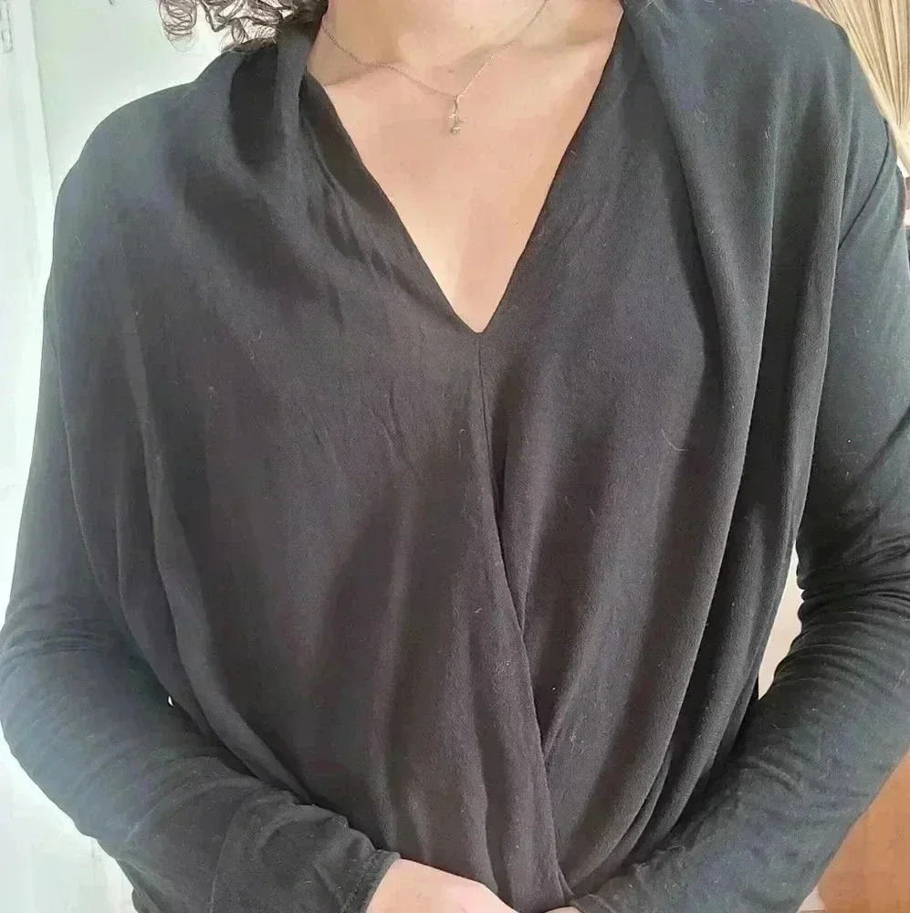 Massimo Dutti Black Blouse View 4